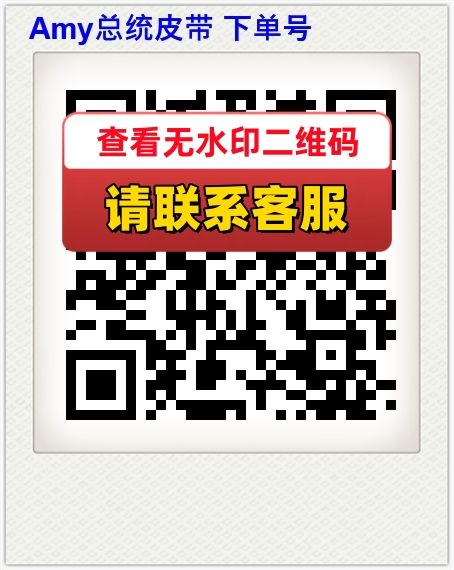 Amy总统皮带 下单号